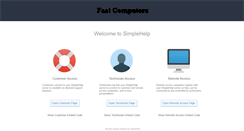 Desktop Screenshot of help.fastcomputers.ca