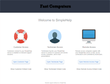 Tablet Screenshot of help.fastcomputers.ca